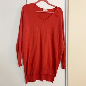 Dreamers sweater tunic Rust/sienna tunic sweater